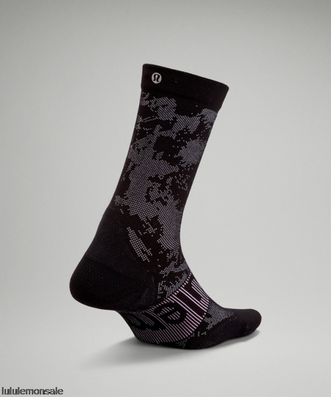 Lululemon Damen DELULU424 | Lululemon Deutschland Black Power Stride Crew Socke Ed Curtis